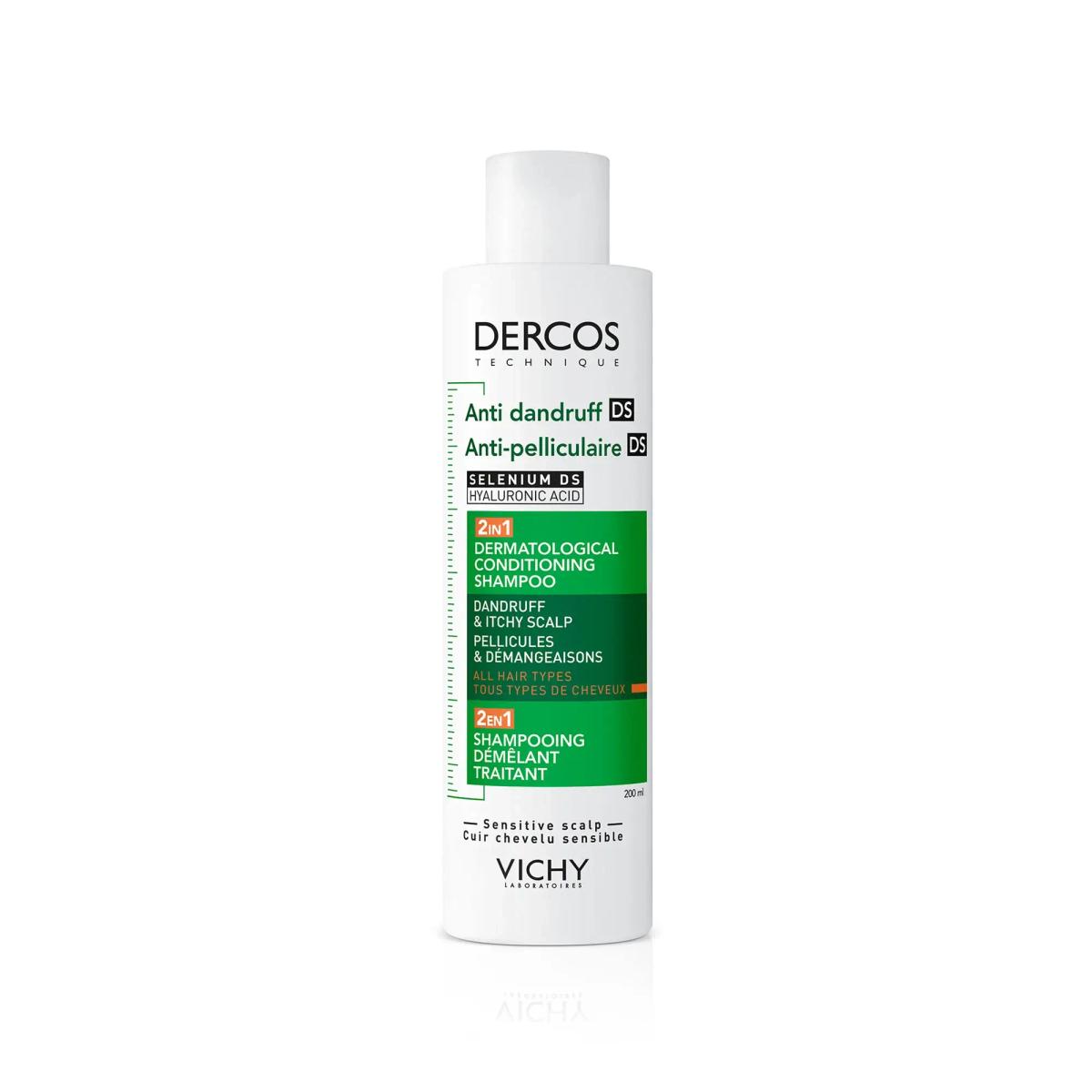 Vichy DERCOS SHAMPOOING 2EN1 ANTI-PELLICULAIRE DS ET DÉMÊLANT 200ML