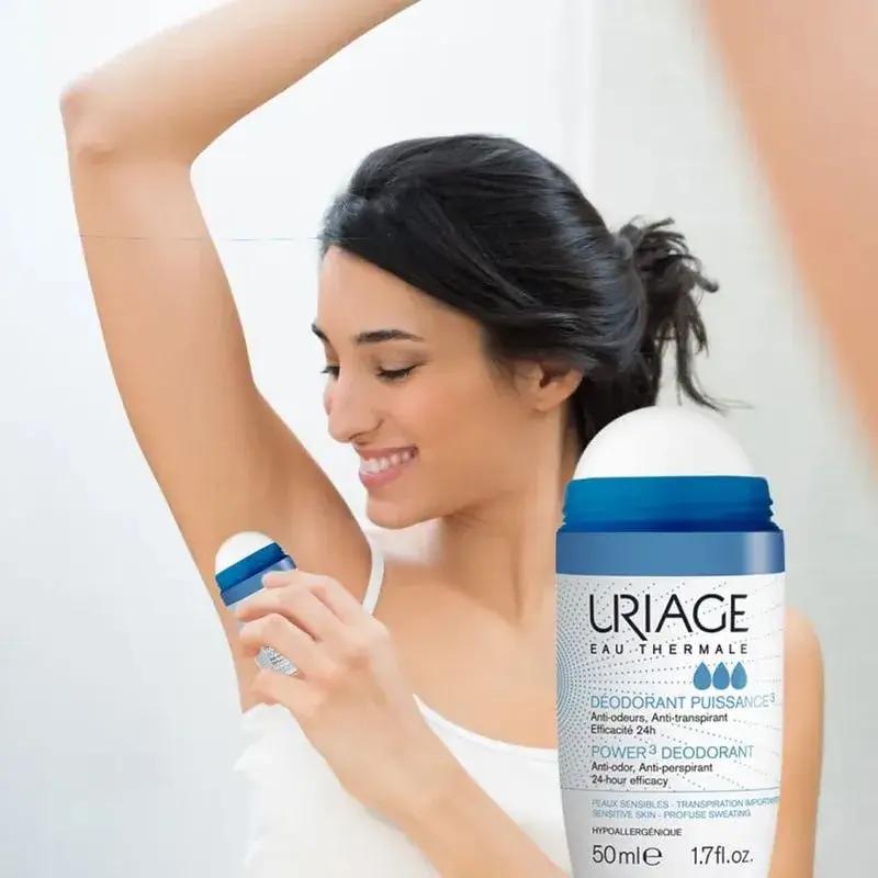 Uriage Déodorant Puissance 3 50ml Transpiration Importante des Aisselles Toutes Peaux