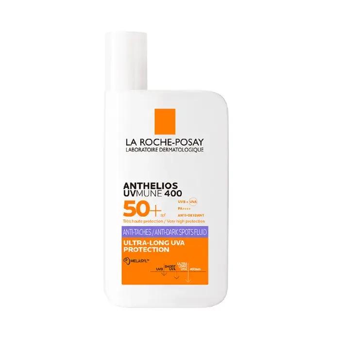 La Roche-Posay LA ROCHE POSAY ANTHELIOS UVMUNE 400 SPF50+ Fluide Solaire Anti-taches Visage, 50ml