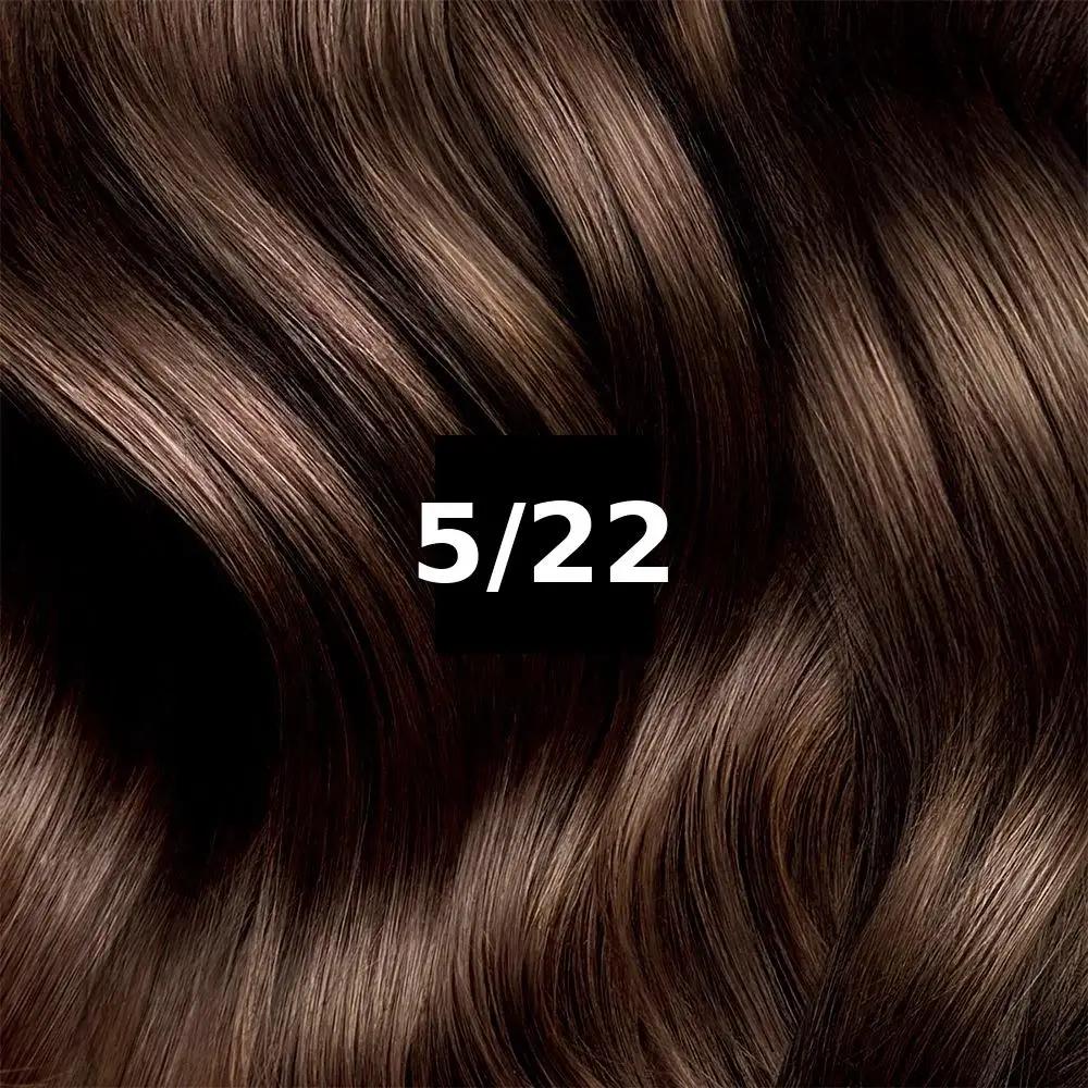 ERAYBA GAMMA NEXT COLORATION HYDRATANTE PERMANENTE 5/22 CHÂTAIN FONCÉ IRISÉ INTENSE