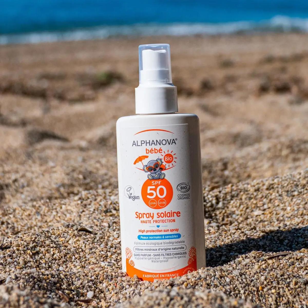 Alphanova Bébé Spray Solaire Bio SPF 50