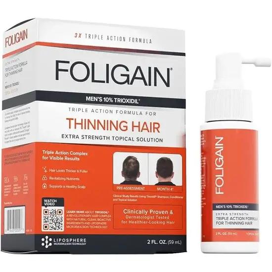 FOLIGAIN HOMME TRIPLE ACTION LOTION TRIOXIDIL 10% 59ML