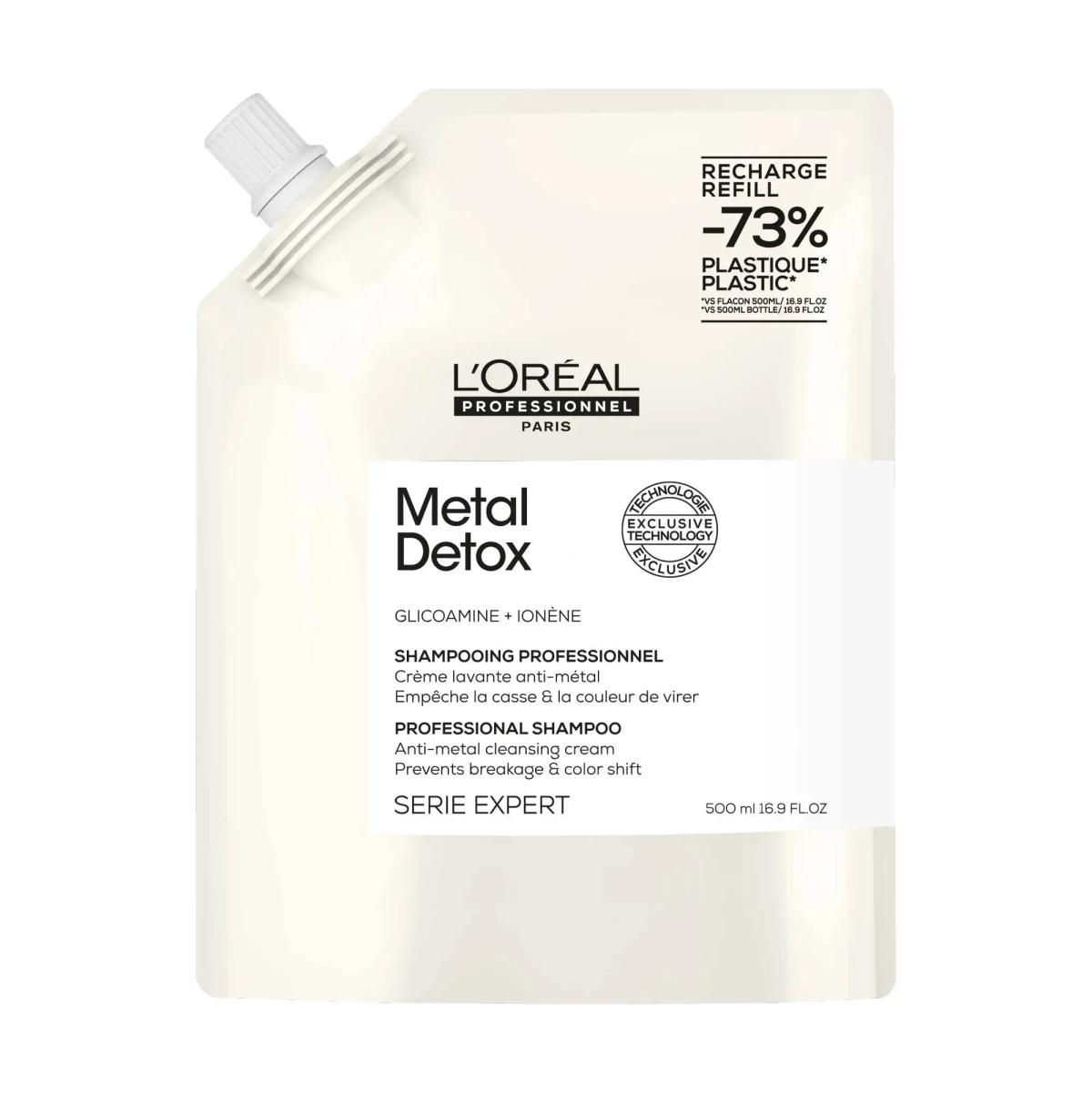 l'oreal pro Serie Expert Metal Detox Shampoing Recharge 500ml