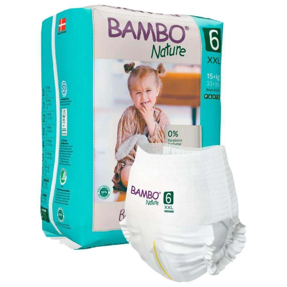 BAMBO NATURE CULLOTE TAILLE 6 15+ kg 18 unites