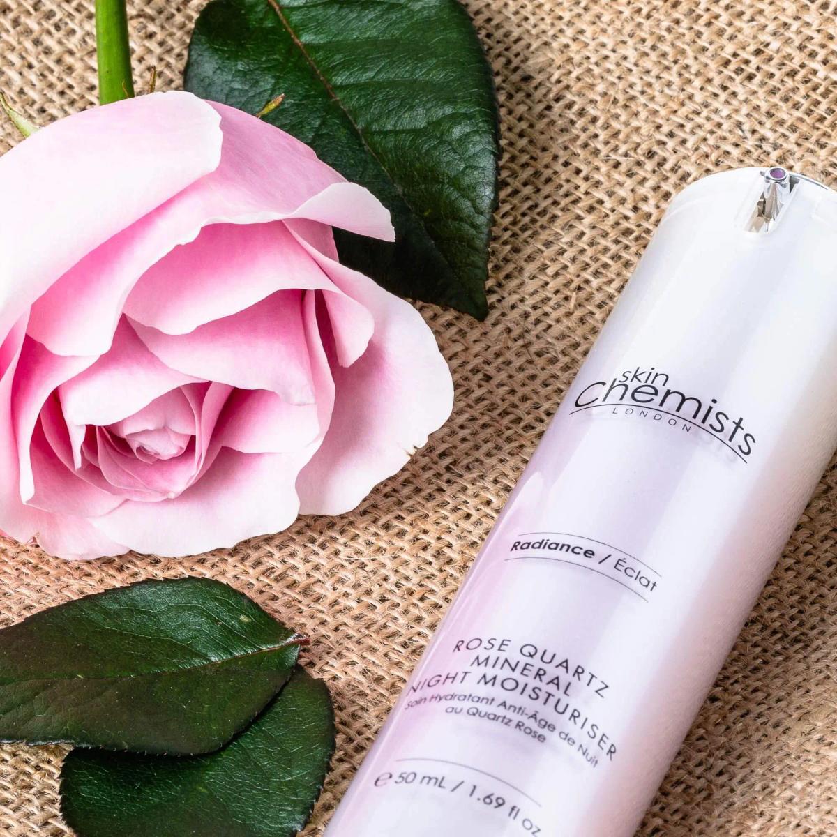 skinChemists Quartz Rose Hydratant minéral Nuit 50 ml
