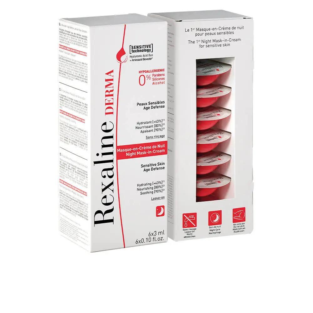 REXALINE DERMA MASQUE EN CREME DE NUIT 6*3ML