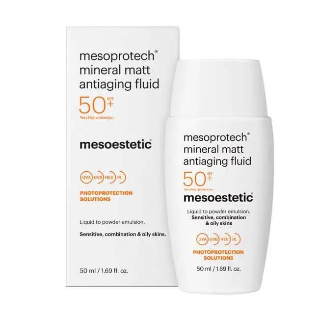 MESESTETIC ECRAN MINERAL MATT ANTI AGE FLUIDE 50 ML