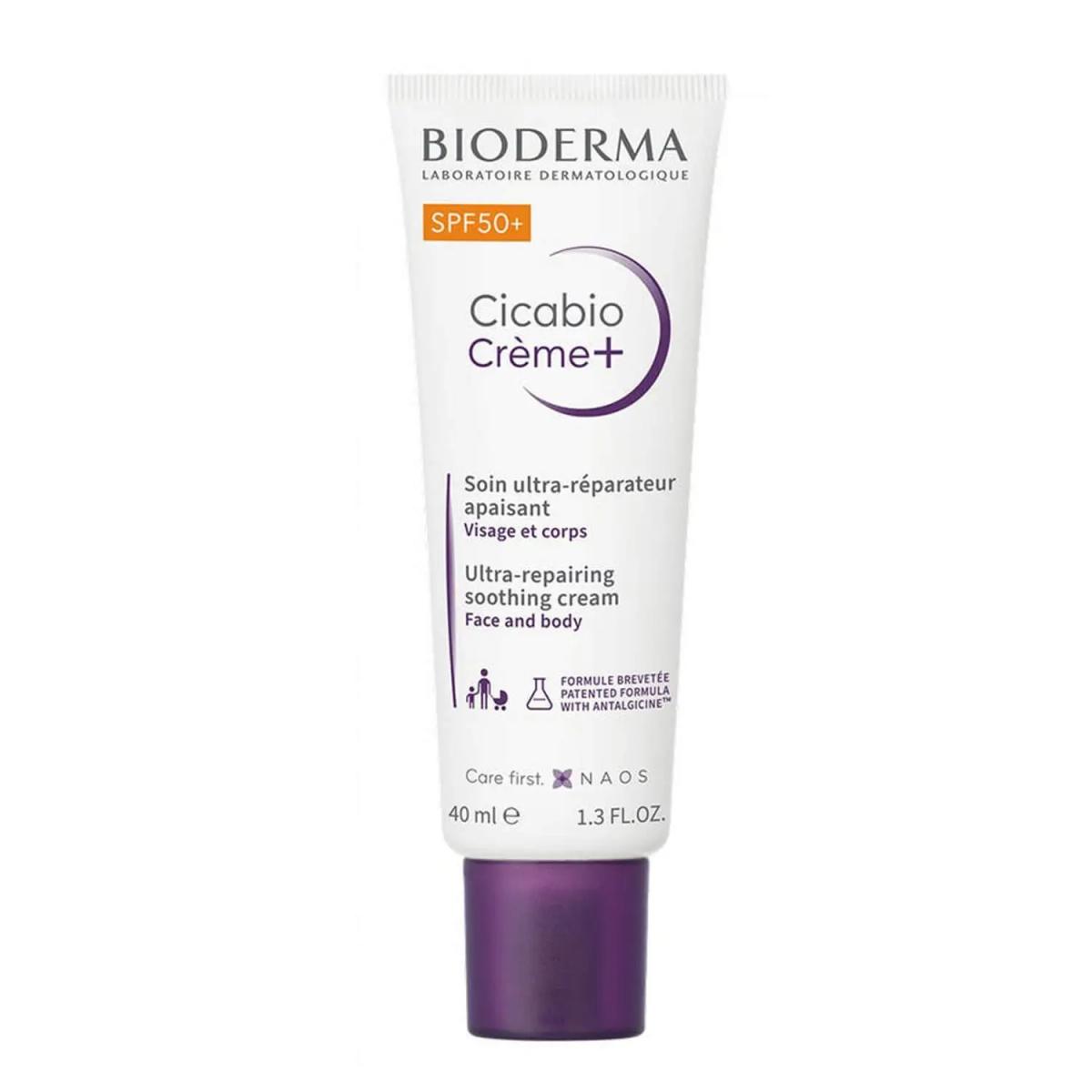 Bioderma CICABIO SPF50+ SOIN ULTRA REPARATEUR APAISANT TRES HAUTE PROTECTION 40ML