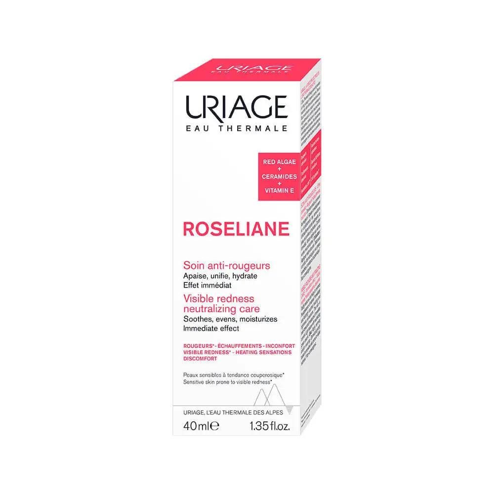 Uriage Roséliane Crème Anti Rougeurs 40ml Soin Apaisant Peaux Sujettes aux Rougeurs