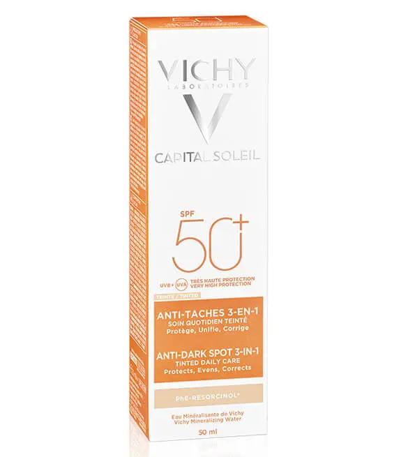 Vichy IDEAL SOLEIL SOIN ANTI-TACHES TEINTE 3-EN-1 SPF50+ 50ML