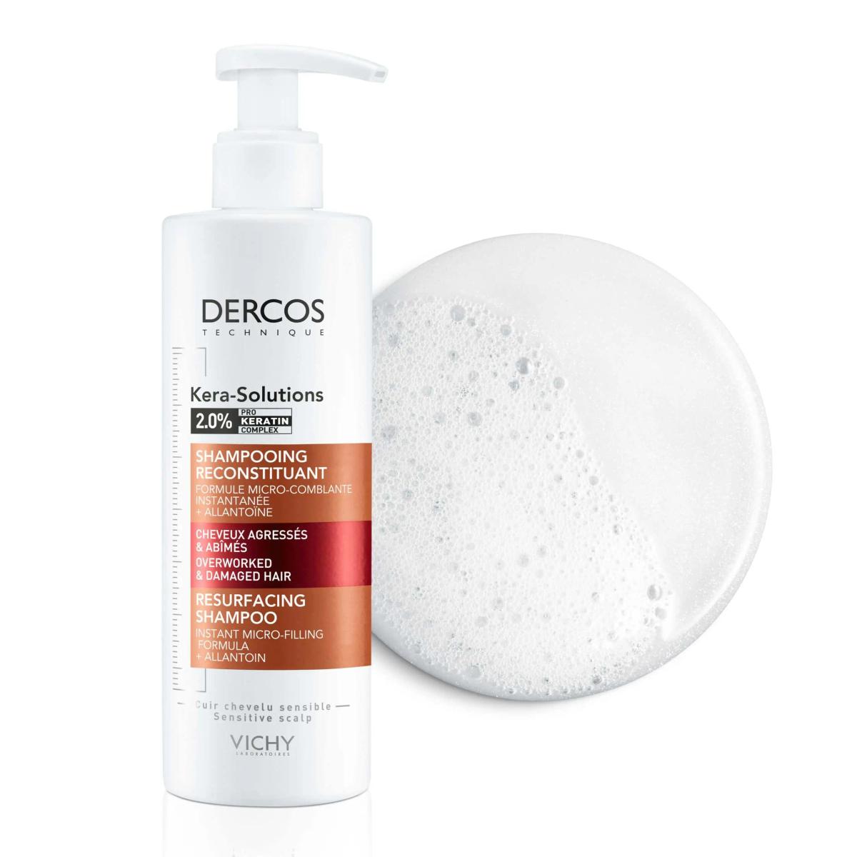 Vichy KERA-SOLUTIONS SHAMPOOING RECONSTITUANT CHEVEUX AGRESSES ET ABIMES 250ML