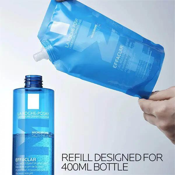La Roche-Posay Effaclar Gel Moussant Purifiant Recharge 400 ml