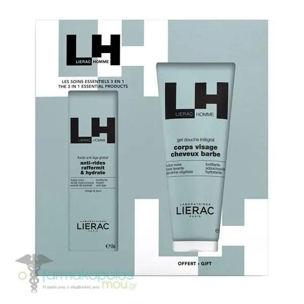 Lierac Homme Coffret Fluide Anti-Âge 50ml + Gel Douche 200ml