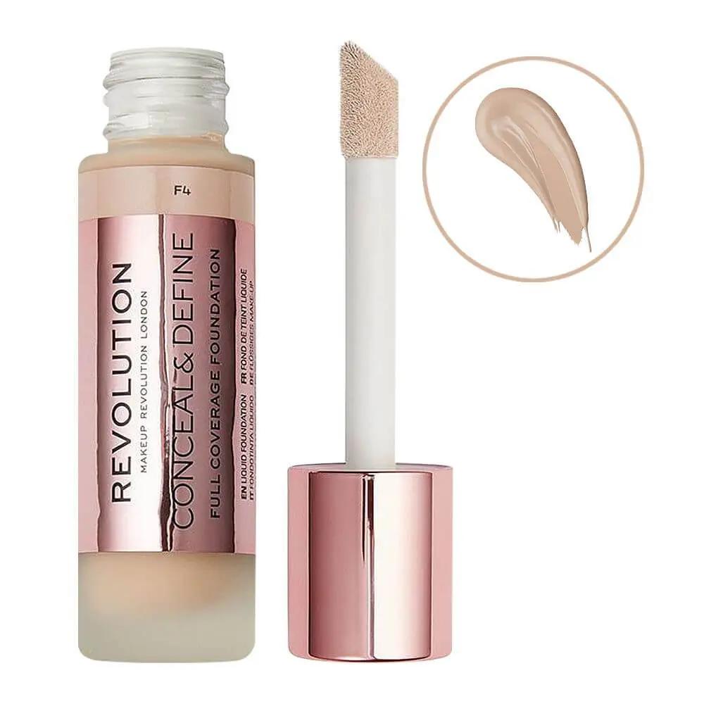 Revolution CONCEAL & DEFINE FULL COVERAGE FOUNDATION f4