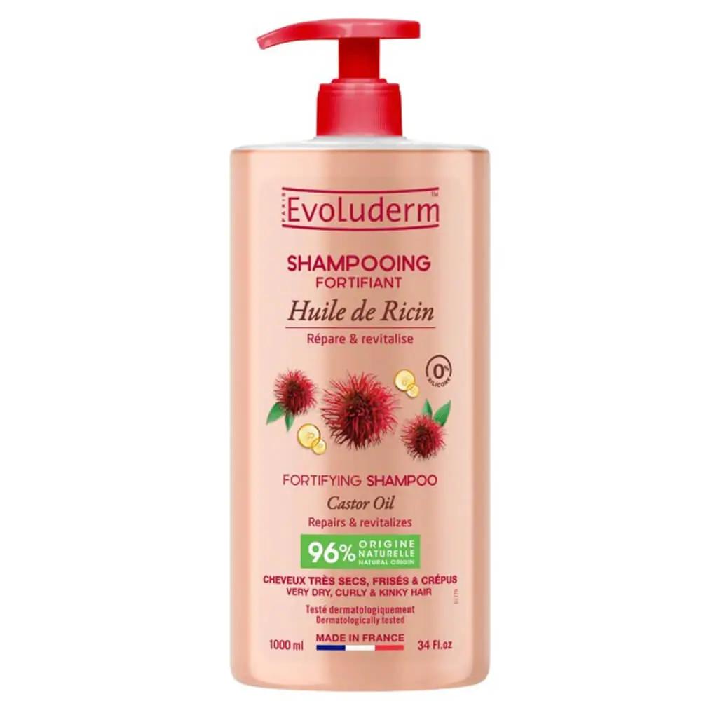 Evoluderm Shampoing Fortifiant Huile De Ricin- 1 L