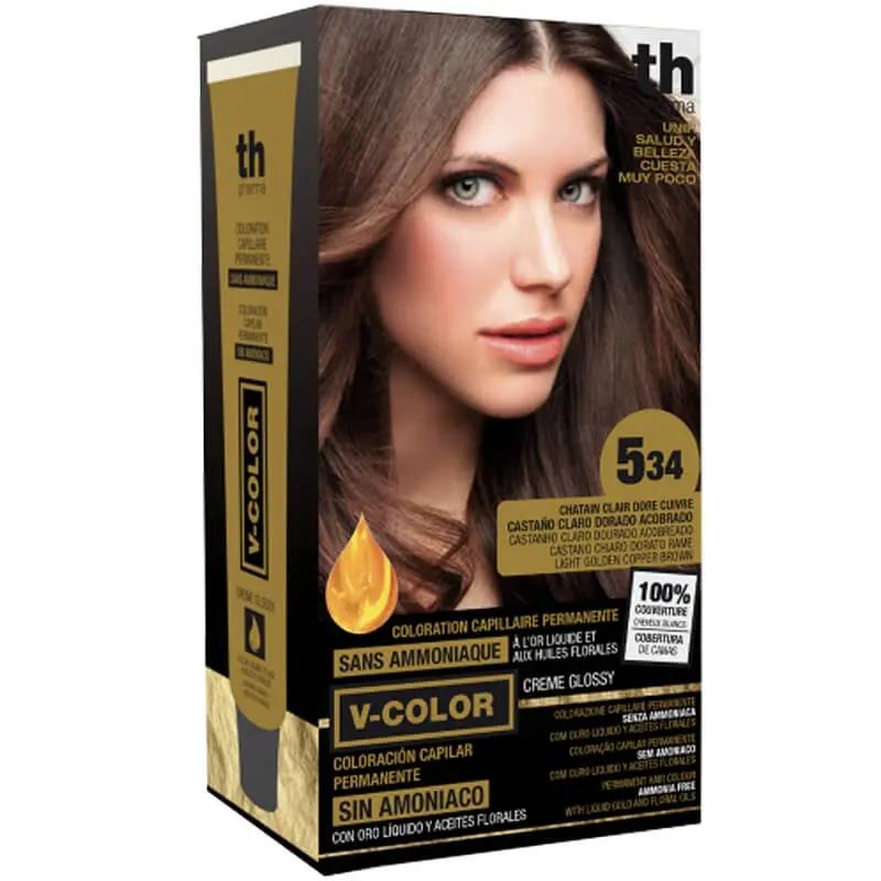 TH PHARMA V-COLOR N5.34 CHATIN CLAIR DORE CUIVRE