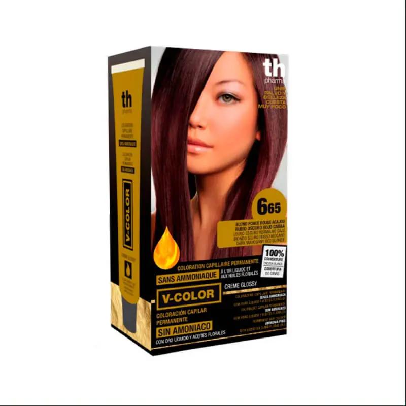 TH PHARMA V-COLOR N6.65 BLOND FONCE ROUGE ACAJOU