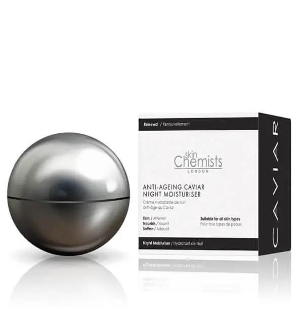 SKIN CHEMISTS Soin Hydratant Anti-âge Caviar Nuit 50 ml