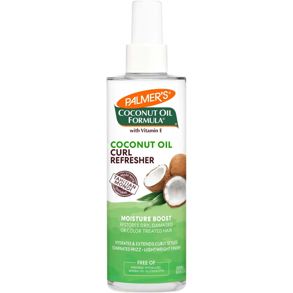 Palmer's Spray rafraîchissant pour boucles à l'huile de coco Moisture Boost, 250 ml