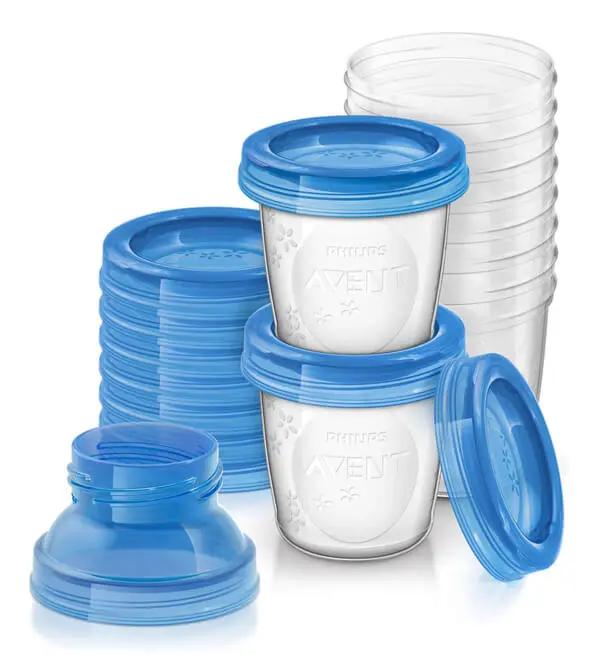 Avent Pots de conservation pour lait maternel X10 180ml