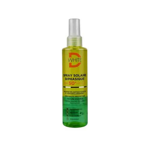 D-WHITE SPRAY SOLAIRE BIPHASIQUE SPF50+