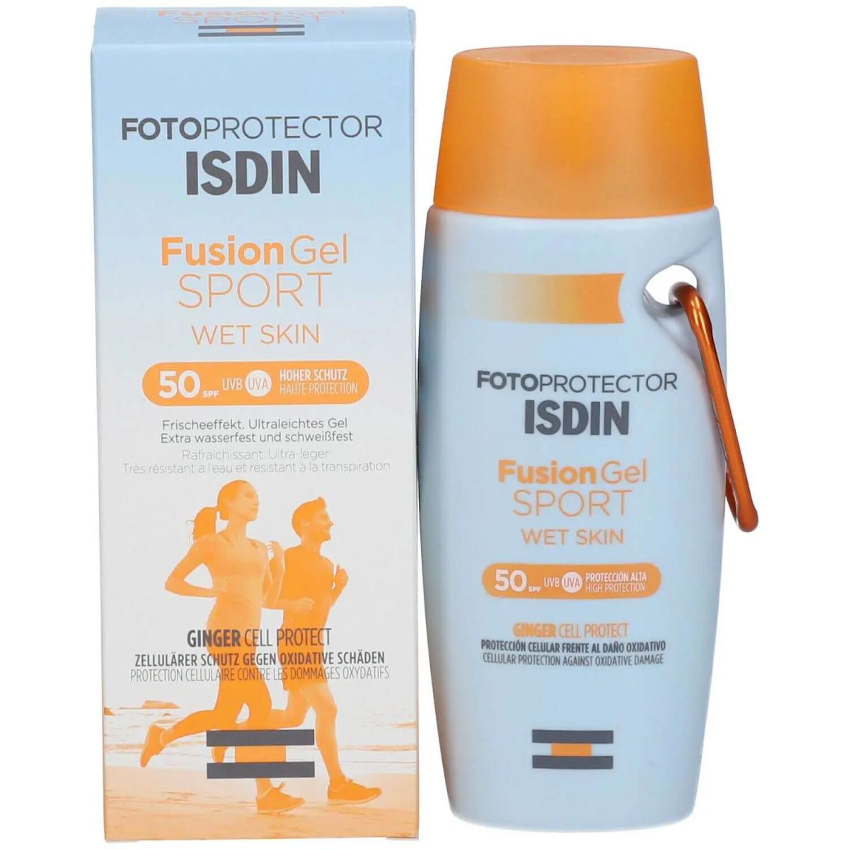 Isdin Crème solaire corps pour le sport SPF50 100ml FusionGel Sport Fotoprotector