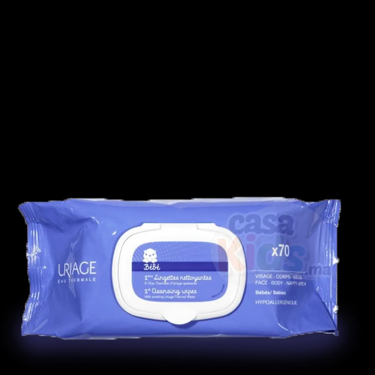 Uriage BEBE 1ere LINGETTES D'EAU NETTOYANTE 70LINGETTES