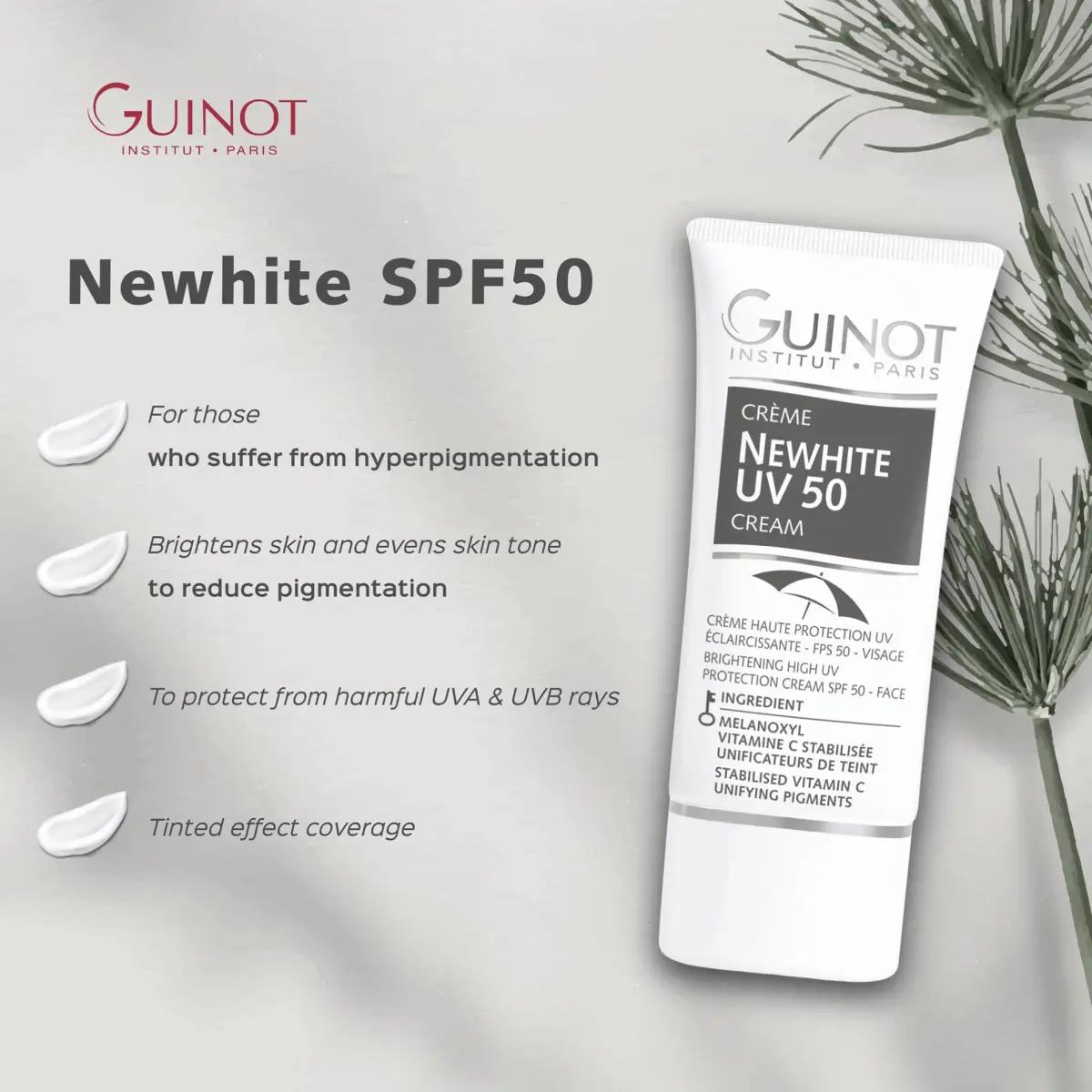 GUINOT NEWHITE CREME UV50 30ML
