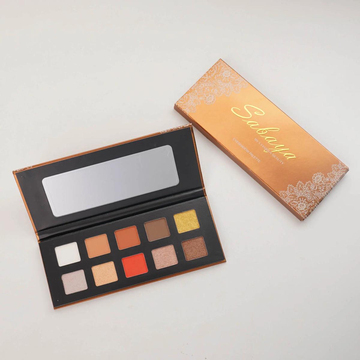Sabaya eyeshadow palette 10 couleurs