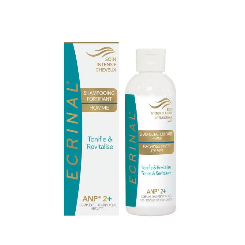 Ecrinal Shampooing Homme fortifiant cheveux à l'ANP2+ 200 ml
