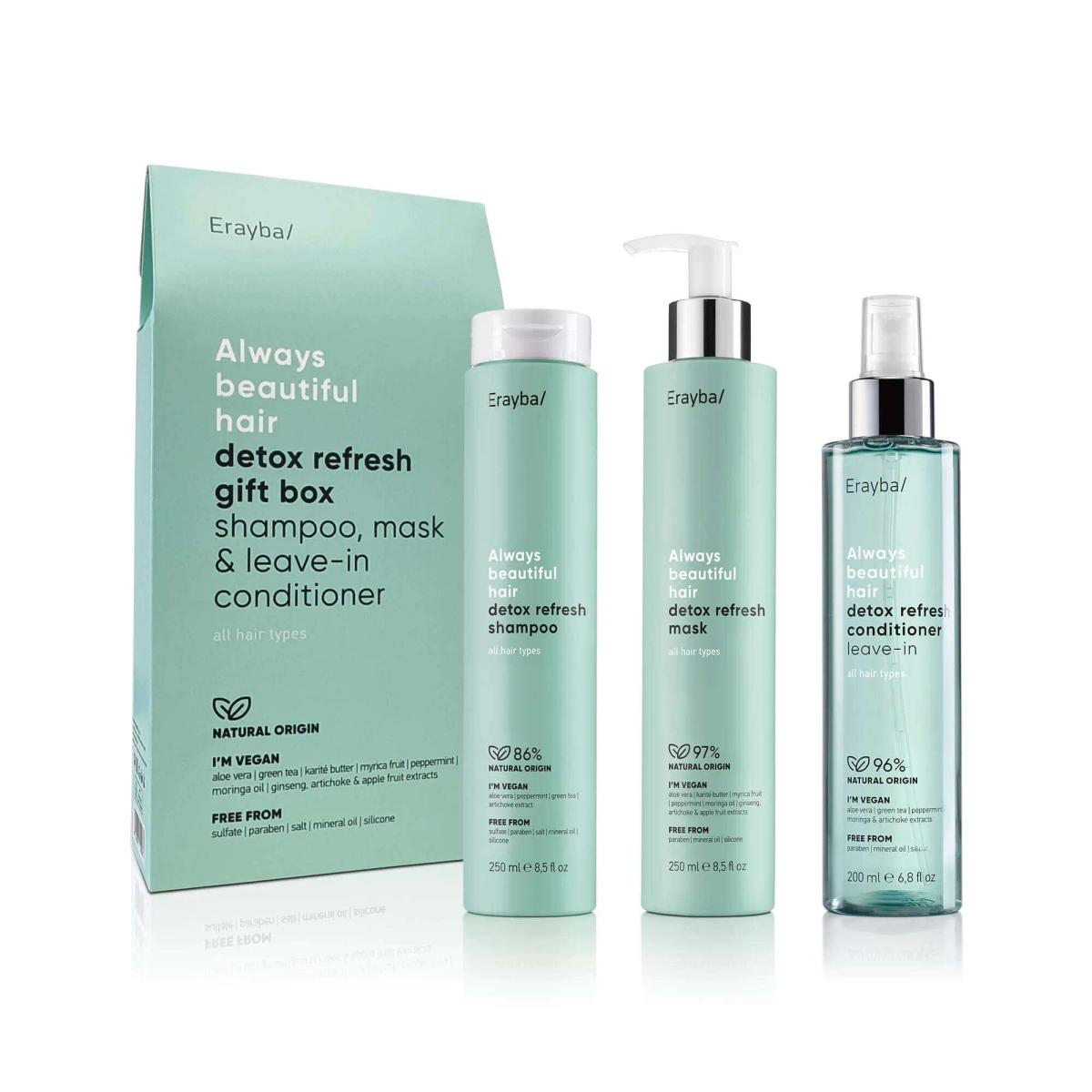 ERAYBA DETOX GIFT BOX SHAMPO ; MASK ; CONDITIONER