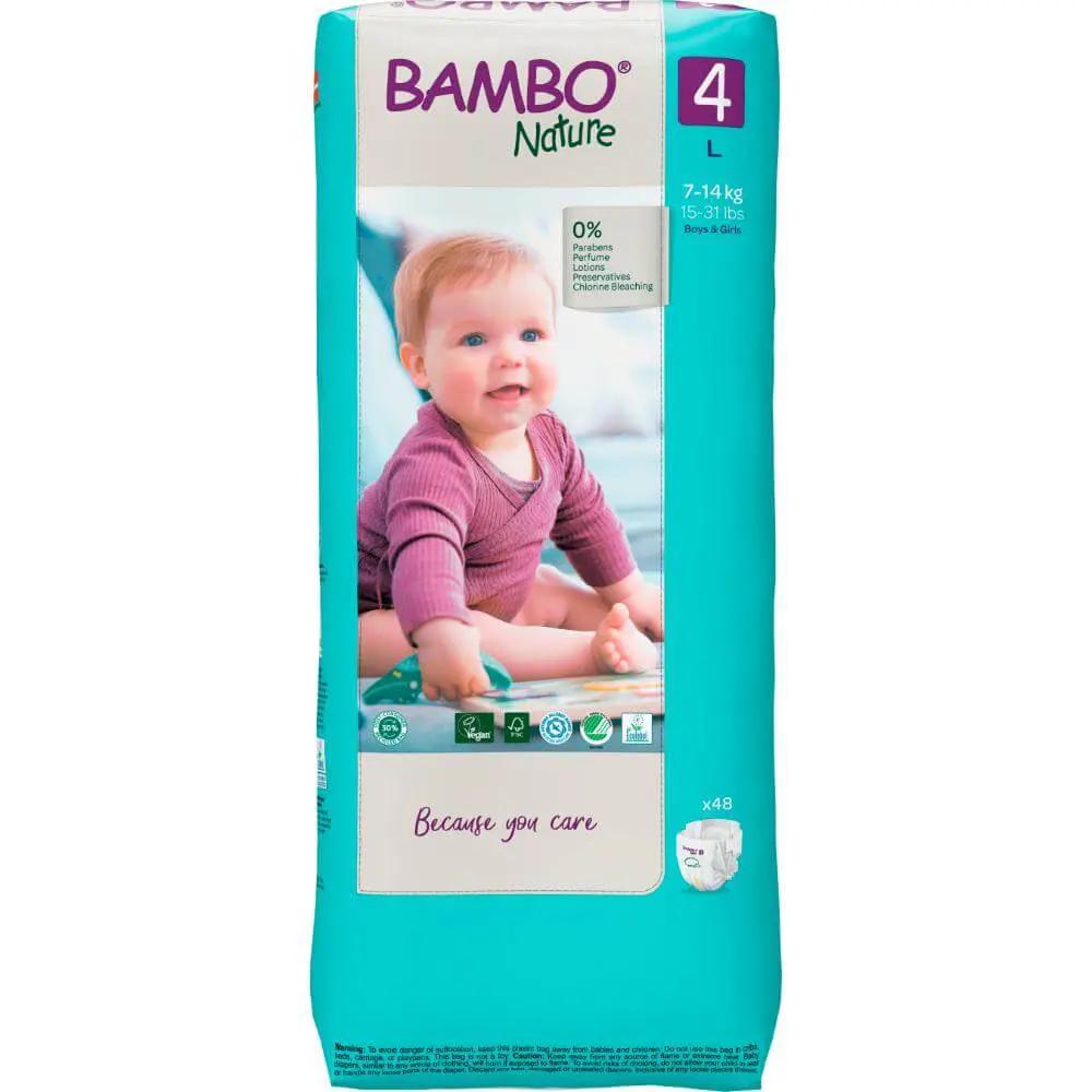 Bambo Nature Couch Maxi T4 (7-14kg) 1 Paquet 48