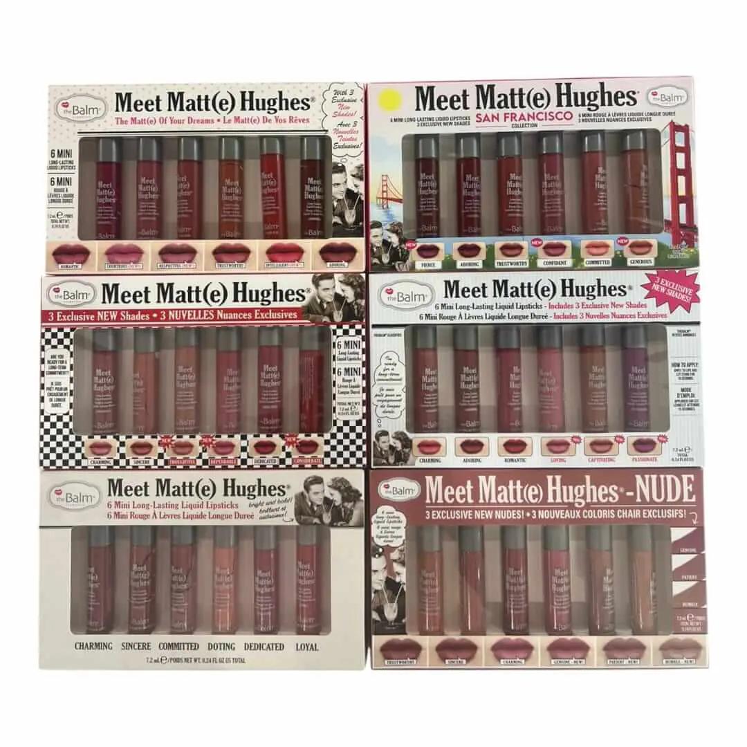 Pack promo palette Mouna cosmetics+ the balm meet matt(e) hughes