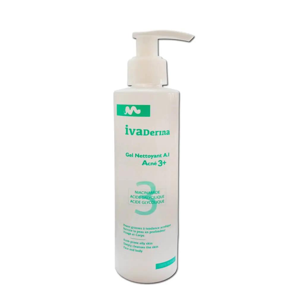 IVAderma gel nettoyant AI Acné 3+ 200ml