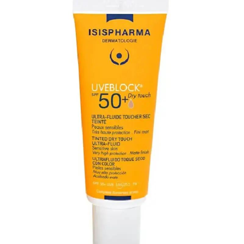 ISISPHARMA UVEBLOCK SPF 50+ DRY TOUCH TEINTE MEDIUM 40 ML