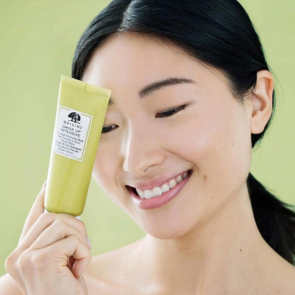 ORIGINS DRINK INTENSIVE MASQUE DE NUIT HYDRATANT A L'AVOCAT ET A L'EAU DES GLACIERS