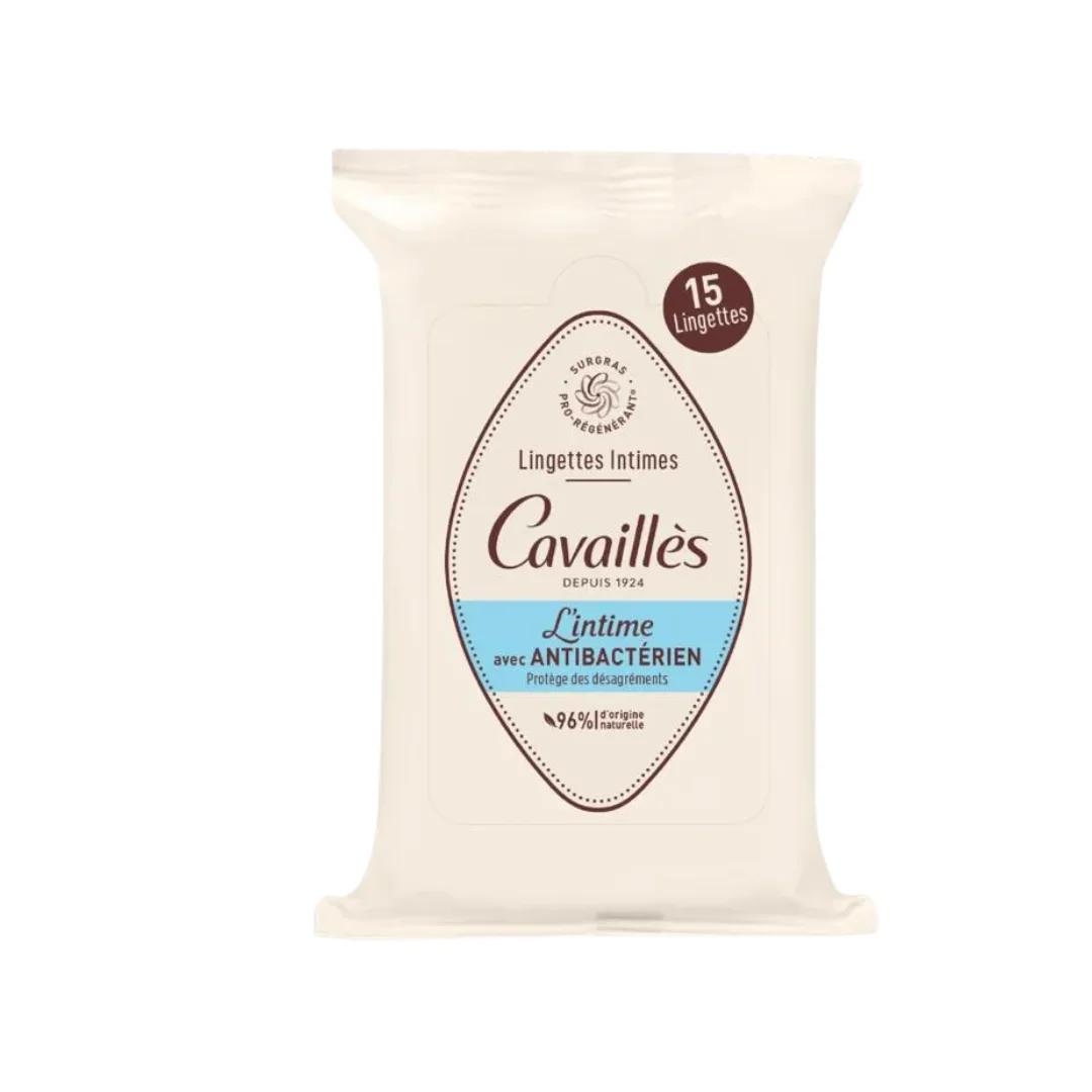 ROGE CAVAILLES INTIME LINGETTES Anti Bactérien 15 unités