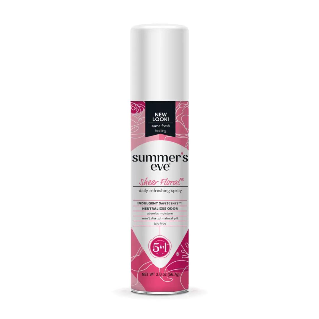 SUMMER'S EVE SHEER FLORAL FRESHENING SPRAY