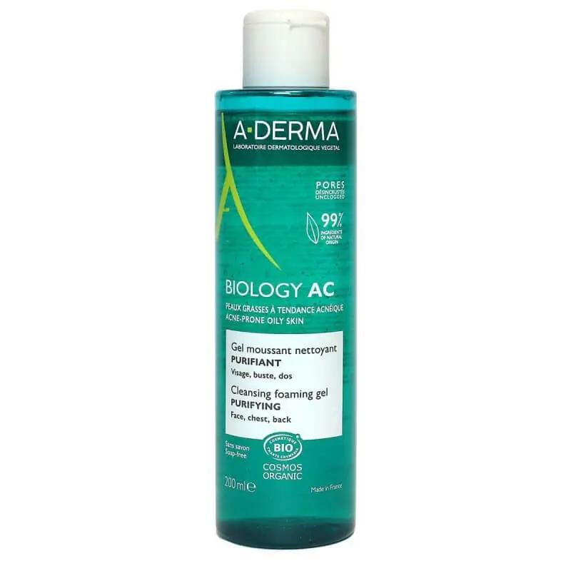 A-Derma BIOLOGY-AC GEL MOUSSANT NETTOYANT 200ML
