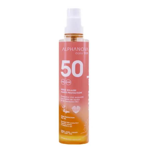 ALPHANOVA DAILY SUN HUILE SOLAIRE SPF50 125ML