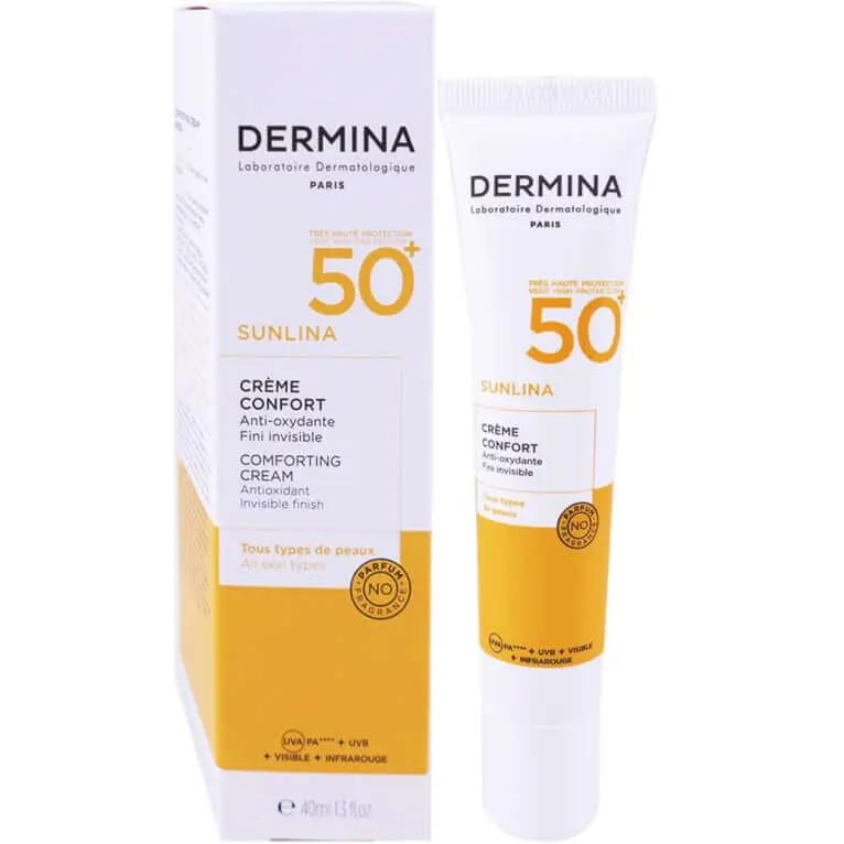 DERMINA SUNLINA ECRAN CREME CONFORT 40ML