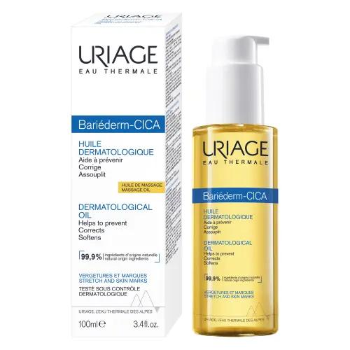 Uriage BARIEDERM CICA Huile Dermatologique 100ml Vergetures, Marques Récentes et Résiduelles