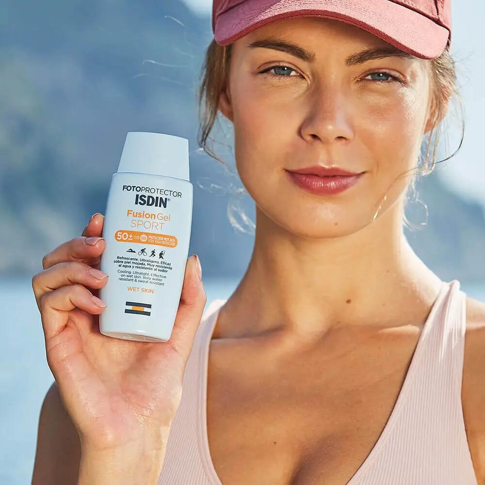 Isdin Crème solaire corps pour le sport SPF50 100ml FusionGel Sport Fotoprotector