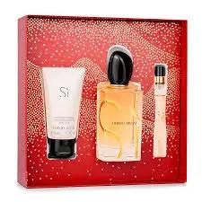 giorgio aramani SI EDP 100ML + CREME corporel 50ML + Parfum 10ML