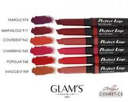 GLAM’S PERFECT LINE MATT FINISH ROUGE À LÈVRES SEMI-MAT 962 CONFIDENT