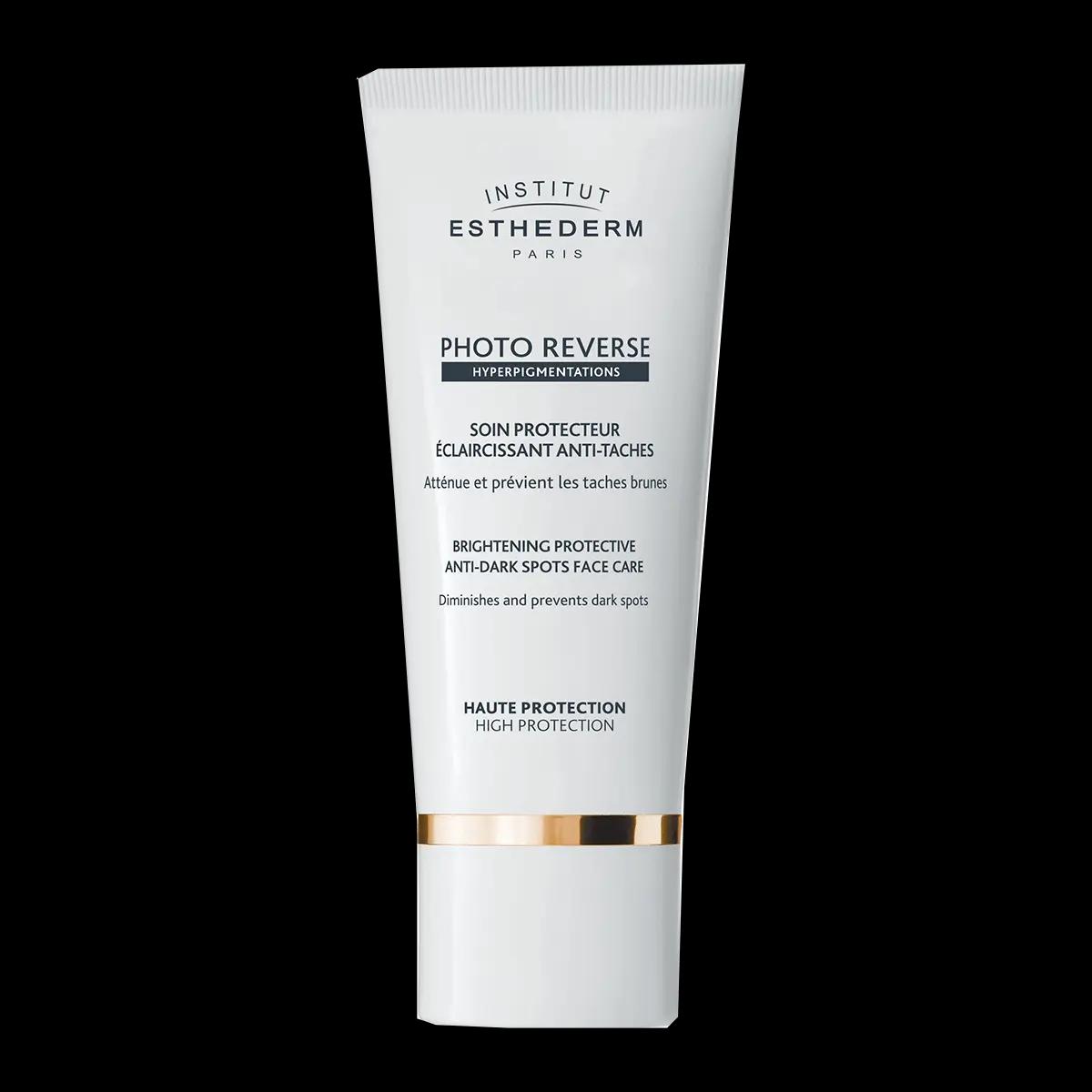 PHOTO REVERSE Soin Solaire Protecteur Éclaircissant Anti-Taches Haute Protection Visage, 50ml