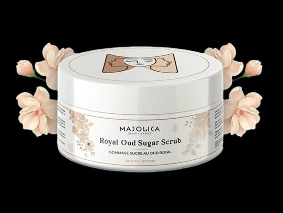 MAJOLICA GOMMAGE SUCRE AU OUD ROYAL