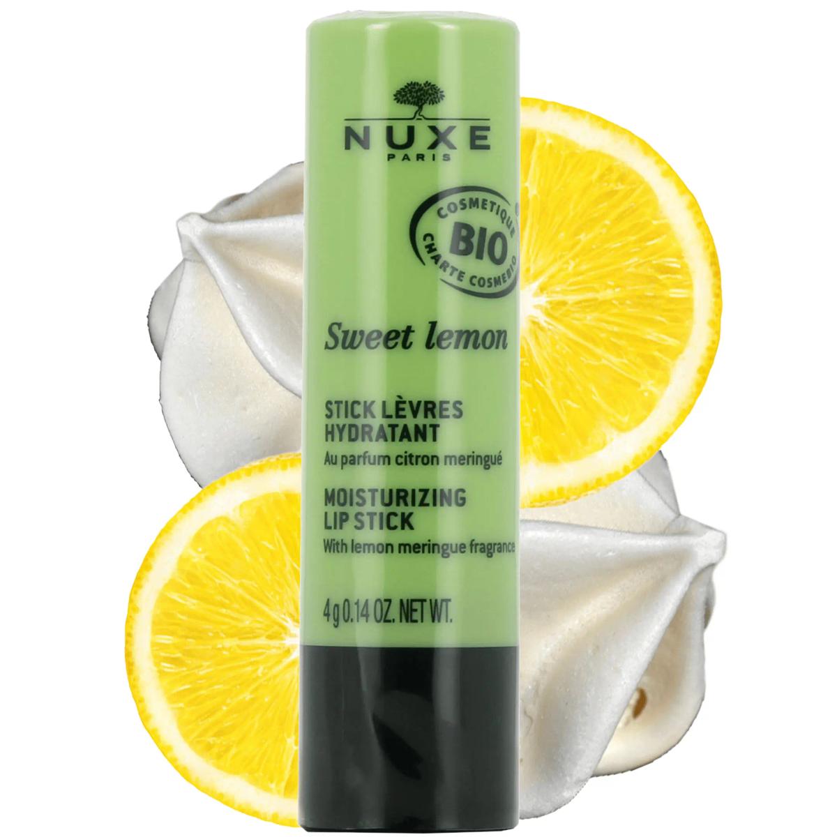 Nuxe Sweet Lemon Stick Lèvres Hydratant Bio 4 g
