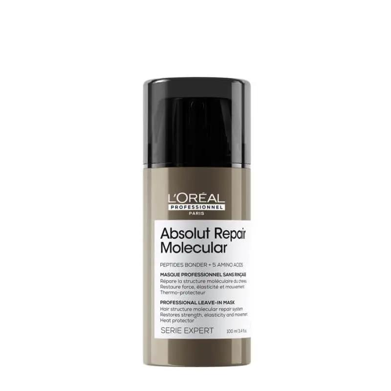 ABSOLUT REPAIR L'OREAL PROFESSIONNEL MOLECULAR No-rinse mask strengthening hair structure 100ml