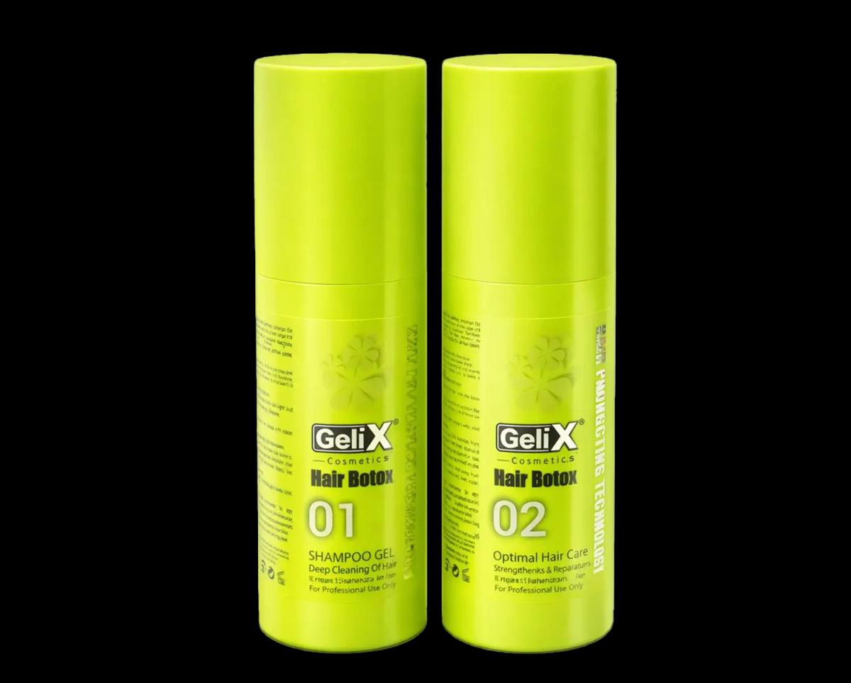 Gelix Duo Pack Hair Botox shampoing 01+ Hair Botox Keratin 02